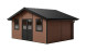 Abri composite 19m² HANOVRE anthracite | TousChalets
