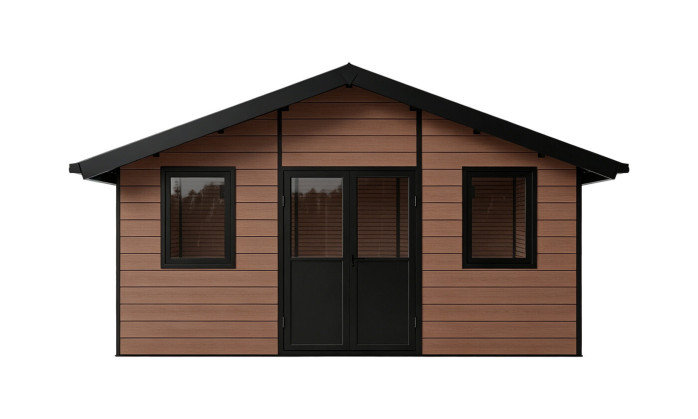 Abri composite 19m² HANOVRE anthracite | TousChalets