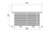 Abri composite 19m² HANOVRE anthracite | TousChalets
