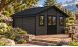 Abri de jardin composite HANOVRE, toit 2 pentes, anthracite, 499x387cm, 18.82 m2 int