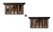 Abri de jardin composite COLOGNE, toit monopente, Teck, 387x293cm, 10.96m2