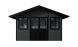 Abri de jardin composite LUBECK, toit 2 pentes, anthracite, 385x280cm, 10.41m2