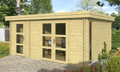 Abri de jardin HAZEBROUCK 44 mm - 15.56 m² intérieur