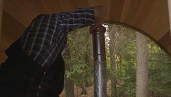 sauna poele a bois conduit cheminee inox assemblage reservoir