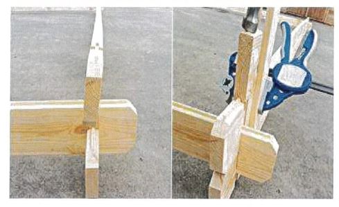 deformation bois madrier serre-joint