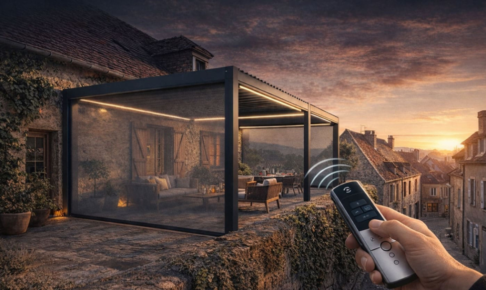 Stores, persiennes : optimiser sa pergola bioclimatique