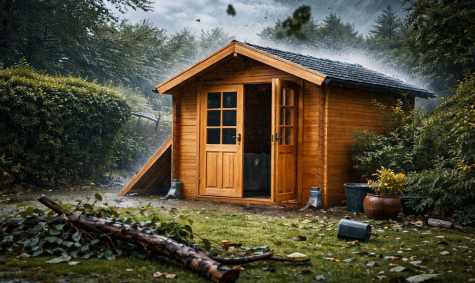 Quand le vent se lève : comment sécuriser durablement son abri de jardin