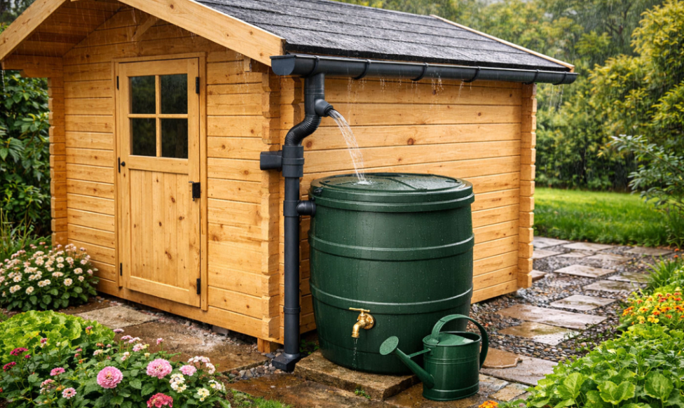 Peut-on installer des gouttières sur un abri de jardin ?