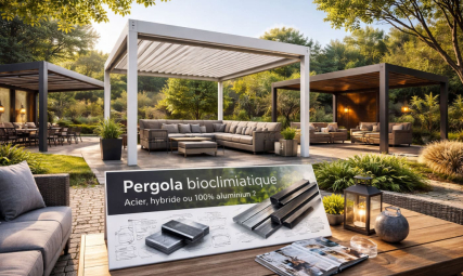 Pergola bioclimatique : comprendre les matériaux pour investir durablement